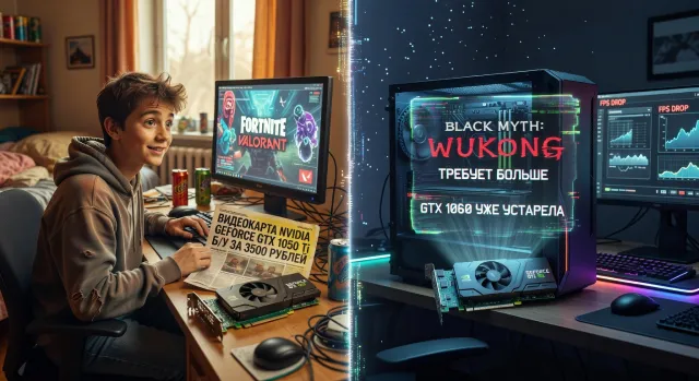 GTX 1050 Ti как первая видеокарта для подростка или студента: имеет ли смысл такая покупка в 2026